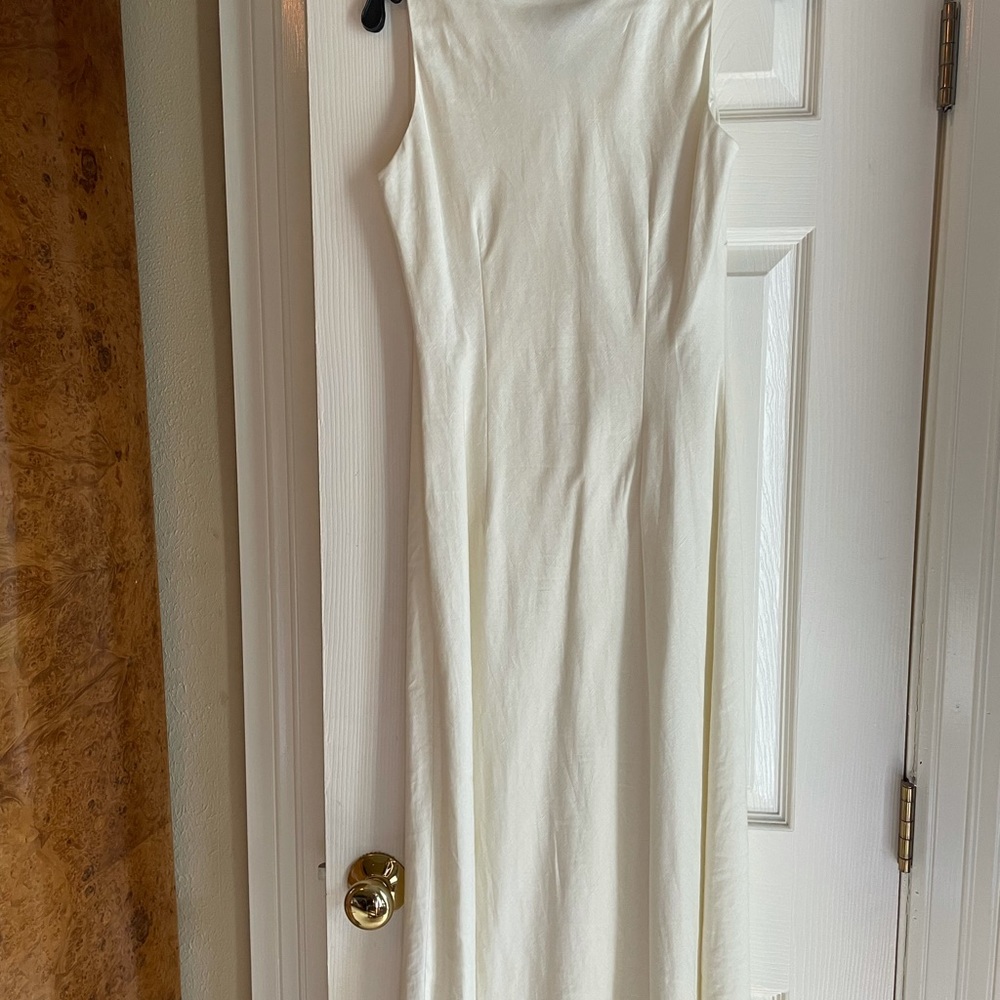 Classic Ivory linen dress